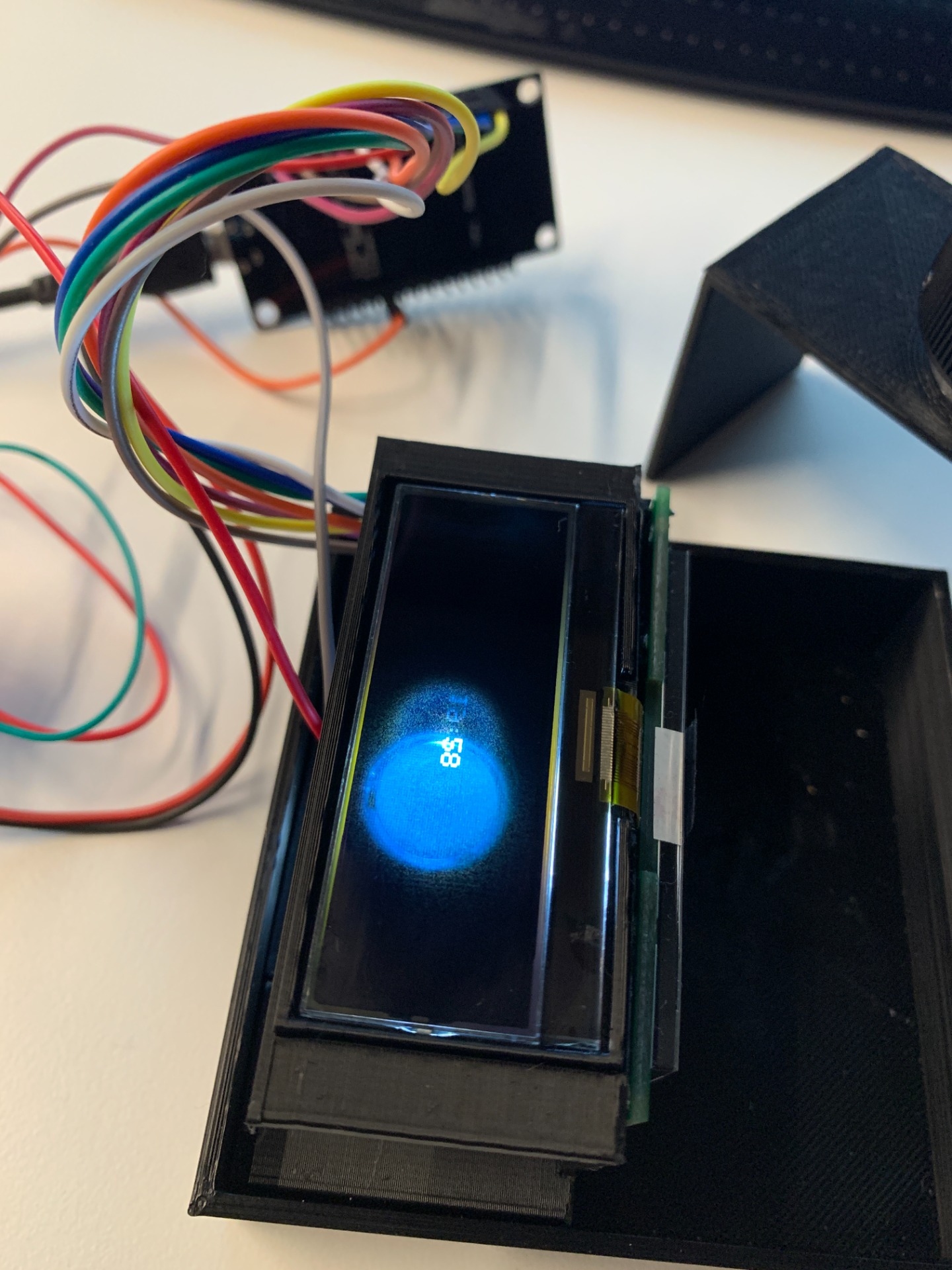 DIY arduino projection clock